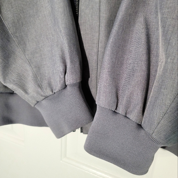 Michael Kors Men's Bomber Jacket Grey Polyester Windbreaker Lined Size 2XL - Picture 9 of 14